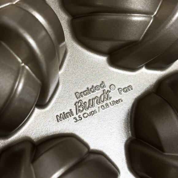 Nordic Ware Mini Braided Bundt Cakelet Pan - Picture 8 of 13